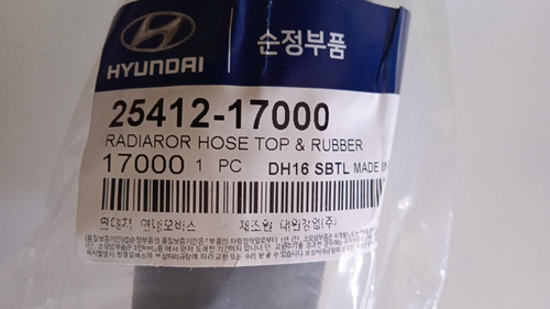 Manguera De Radiador Inferior Hyundai Accent 1.3/1.5 Lt Mu