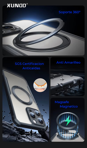 Case Funda Para iPhone 16 Pro Max Con Soporte Magsafe Xundd