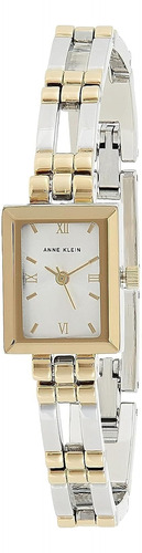 Reloj Para Mujer Anne Klein, Metal, Analógico, Plateado