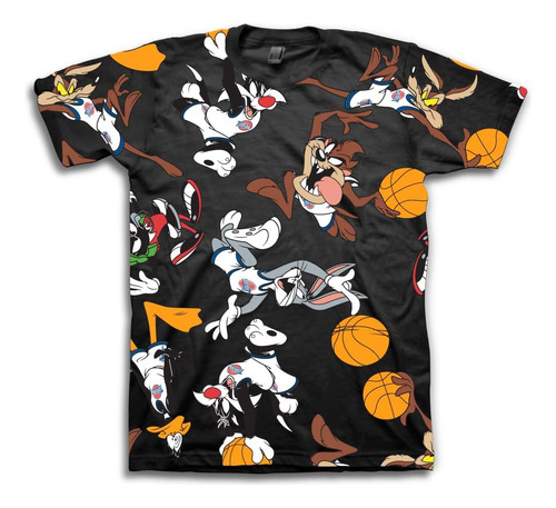 Space Jam Polera Clásica Para Hombre Tune Squad Marvin & Tee