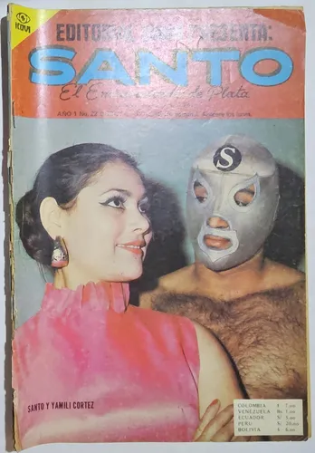 Revista Comic Santo El Enmascarado De Plata Editorial Icavi (Usado)
