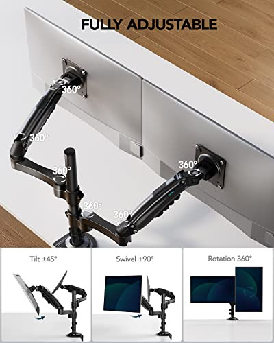 Soporte Ajustable Para 2 Monitores 13-32 Huanuo