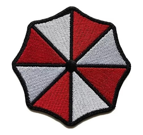 Parche Bordado Resident Evil Umbrella Corporation Paraguas