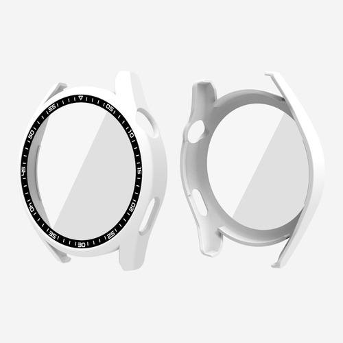 Funda Transparente De Vidrio Templado Pc + Para Huawei Watch