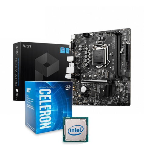 Combo Actualizacion Mother Msi H510ma + Intel Celeron G5905