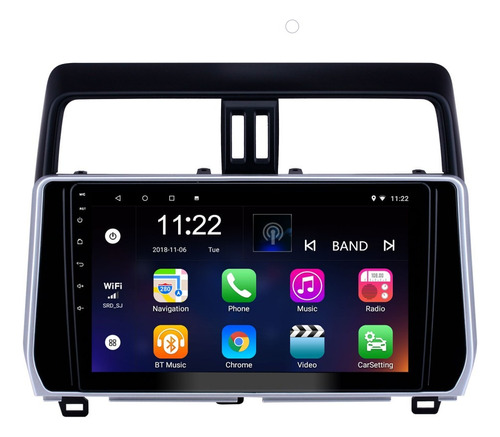 Radio Toyota Land Crusier Prado + Carplay 4gb Ram 8 Nucleos