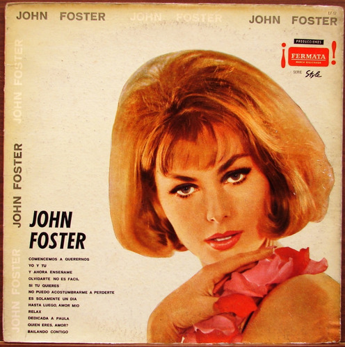 John Foster - John Foster - Lp Vinilo Año 1966 - En Italiano