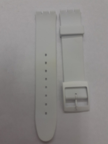 Malla Morellato Para Reloj Swatch U0279.blanca.17mm