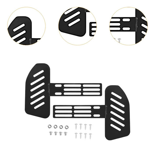 Clavijas De Pie Delanteras E Soporte Lateral De Motocicleta