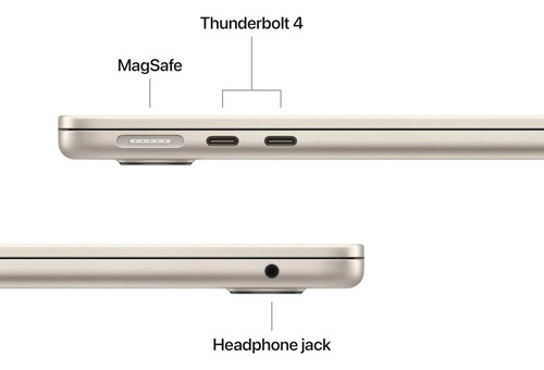 Apple Macbook Air M4 Chip 16gb 512ssd Estelar Dourado (Usado)