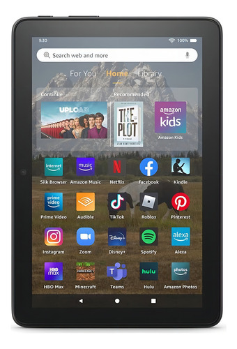 Tablet Amazon Fire Hd 8 Wifi 32gb 3ram 2024 Cor Preto Preto
