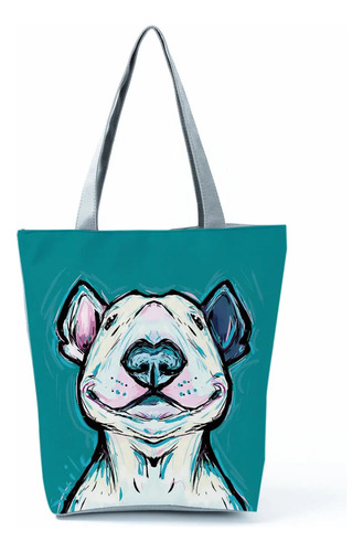 Bolsa De Compras Para Perros Bull Terrier Para Mujer, Escuel