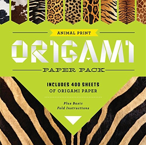 Origami R Pack De Papel Diseno De Estampado Animal