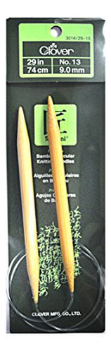 Clover Takumi Bamboo 29 Inch Circular Knitting Needle Size 1