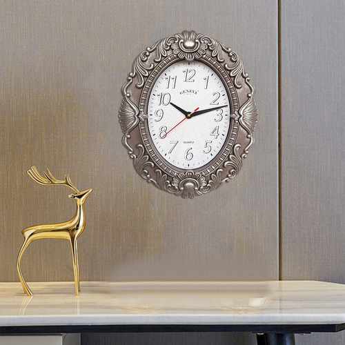 Reloj De De Cristal De Moda De 14 Pulgadas, Astilla Blanca