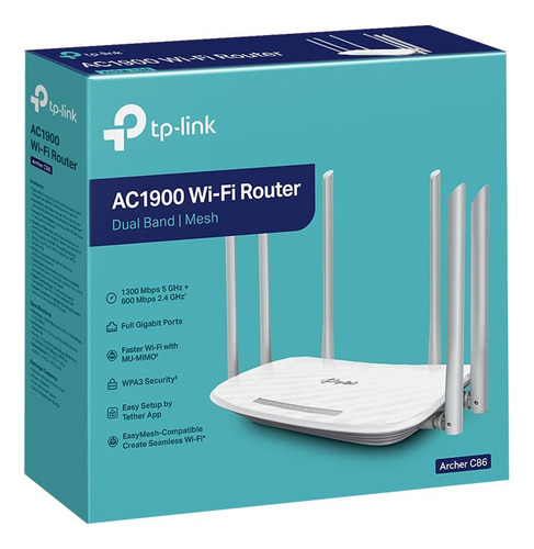 Router Mesh Tp-link Archer C86 Wireless Gigabit Ac1900