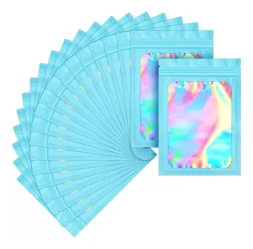 comprar Paquete De 100 Bolsas Holográficas De Mylar Proof