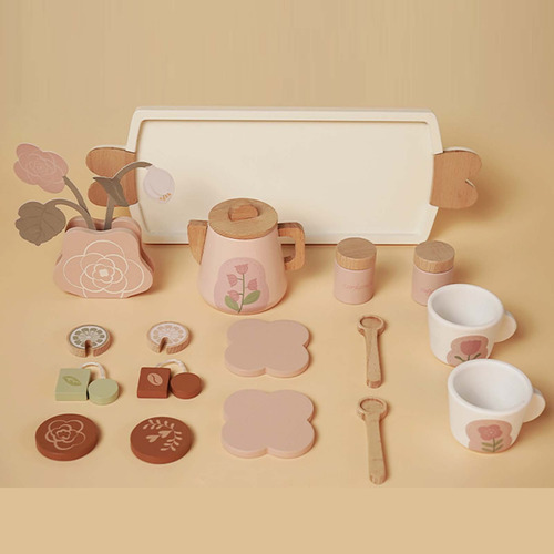 Juego De Té Pretend Play Juguete De Aspecto Delicado Y Fino