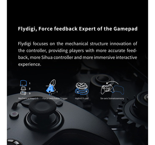 Controlador De Juegos Flydigi Vader 3 Pro