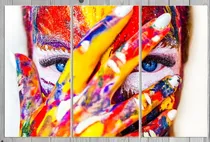 Comprar Cuadro 80x120cm Colores Arte Dibujos Pinturas M3