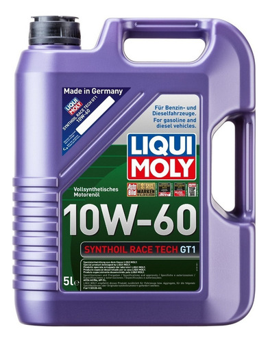 Liqui Moly Synthoil Race Tech GT1 10W-60 5L