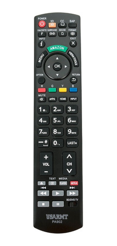 Control Remoto Universal Para Panasonic Lcd Led Tv N2qayb000
