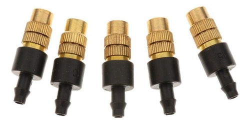 . 25 Piezas Pulverizador Ajustable Latón Boquilla
