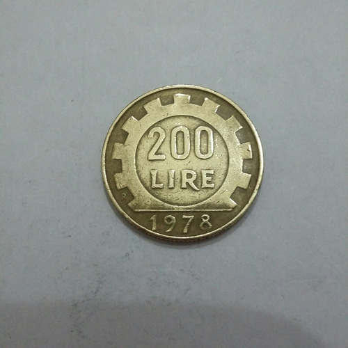 Moneda De Italia 200 Liras Año 1978