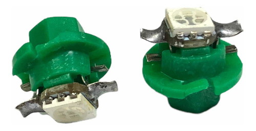 2x Focos T5 B8.4d 12v Led Verde Luz Tablero Instrumentos Led