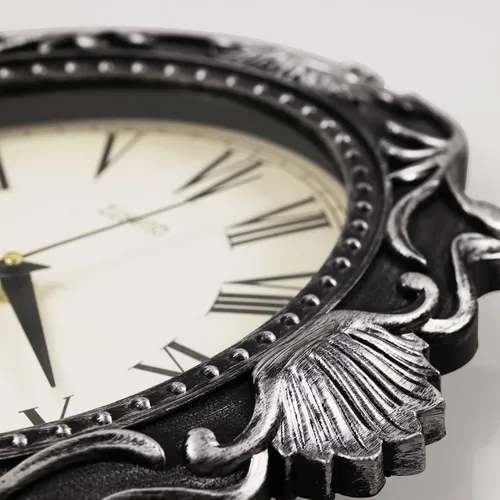 Ayrely® Reloj De Pared Rústico Ovalado De 14 Pulgadas, De De