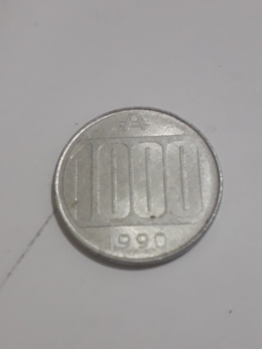 Moneda 1000 Australes Año 1990