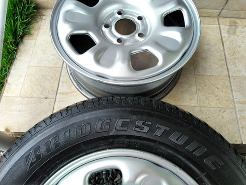 Rodas Aro 16 Para Duster E Outros, 2 Pneus Novos. R$1.800,00