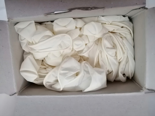 Caja Guantes Desechables Látex Mediano 100 Pzas Ambidiestro