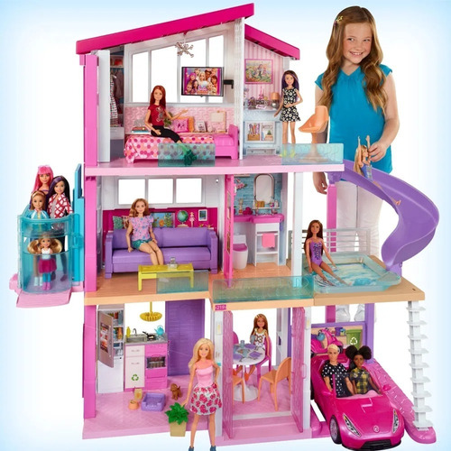Casa De Ensueños De La Barbie Dreamhouse Mansion De 3 Pisos