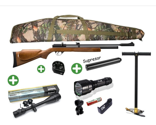 Rifle Pcp Pr900w +bombín+mira 6-24x50+cargador+funda+envio