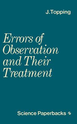 Libro Errors Of Observation And Their Treatment: Si Editi...