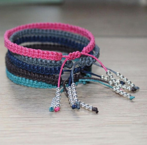 Pulsera Macrame Plana. 