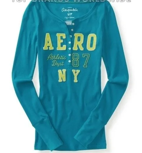 Playera Aeropostale Para Dama Manga Larga Xtreme Env o gratis