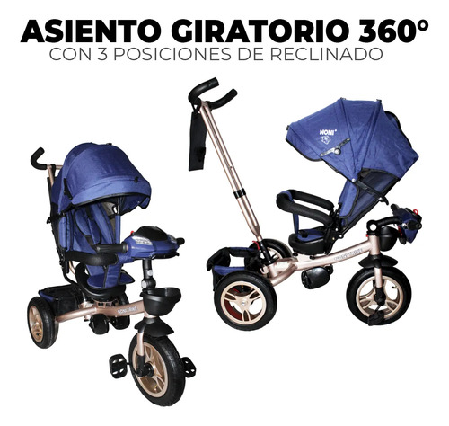 Triciclo Multifuncional Noni 3 En 1 Musical
