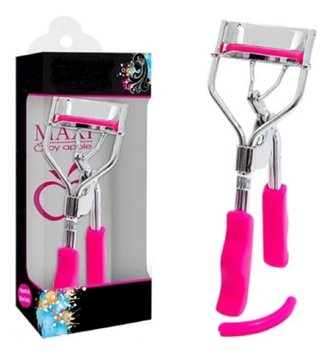 Enchinador Rizador De Pestañas Eyelash Curlier Maxi By Apple Color Rosa