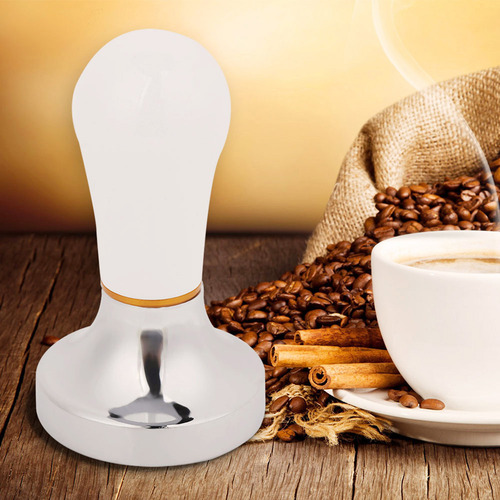 Tamper De Café De Aluminio Blanco De 57,5 Mm