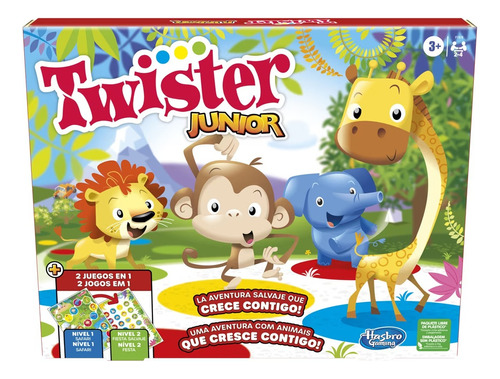 Juego Twister Junior 2 Juegos En 1 Hasbro F7478 Lanus