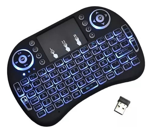Mini Teclado Air Touch Inalambrico Smart Tv Box Pc