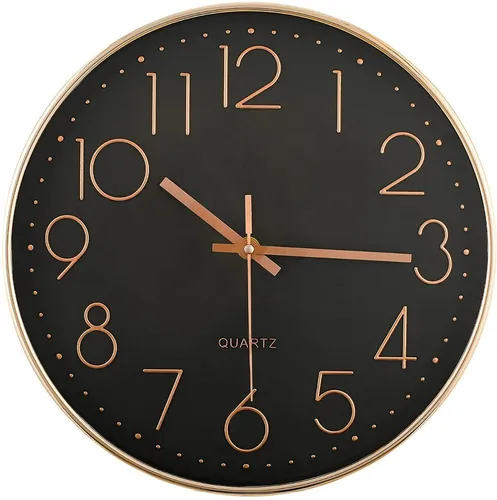Reloj De Pared Decorativo Moderno 3d Cuarzo Para Sala 30 Cm