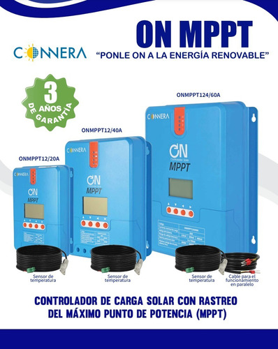 Controlador Carga Solar Connera Mppt 20 Amp Onmppt12/20a