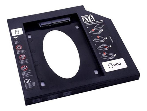 Case Gaveta Adaptador Caddy Para Hd Ssd Sata 9,5mm Notebook