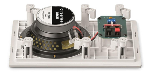 Caixa de som embutir retangular JBL CI6R branca
