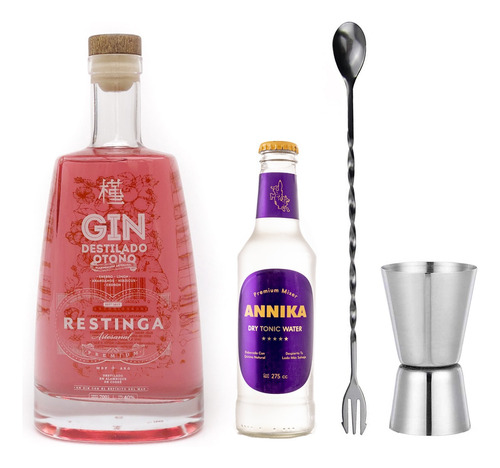 Kit Gin Tonic Restinga Otoño + Tónica + Cuchara + Jigger