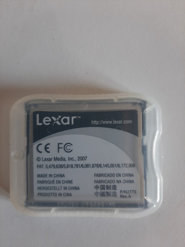 Cartão Memória 2 Gb Platinum Ii 80x