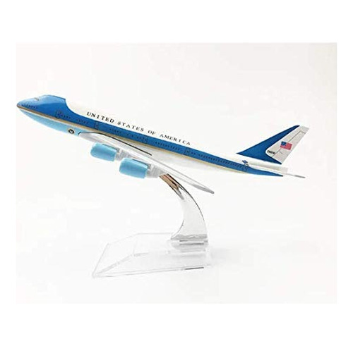 Boeing 747 Air Force One Usa Escala 1:400 Colección 16 Cm